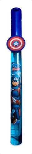 Burbujero Gigante Captain America 38cm Avengers Color Azul