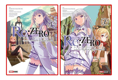 Combo Re-zero 01 Y 02  - Manga - Ivrea