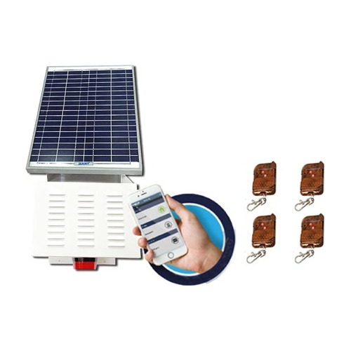 Alarma Comunitaria 118db Gsm Solar + 4 Controles + Envio