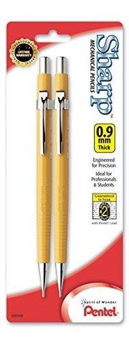 Portamina - Lápiz Automático Pentel Sharp, 0,9 Mm, Barriles 