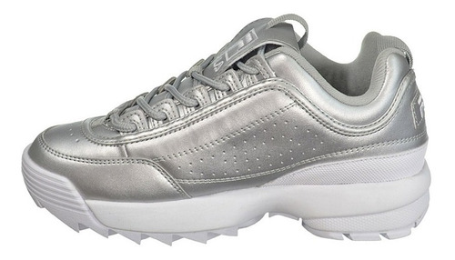 Tênis Fila Disruptor Ii Metallic Prata