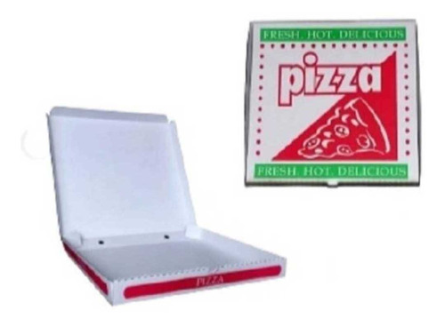 Cajas De Carton Para Pizza 25x25 Cms Pequeña Por Bulto