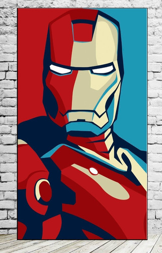 Cuadros Avengers Iron Man 72x45 En Lienzo Canvas I9