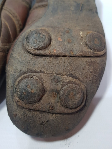 Imagen 4 de 8 de Antiguos Botines Fútbol 1930 Niño Plumita Mag 56801