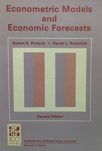 Economic Models And Economic Forecast - Robert A. Pindyck