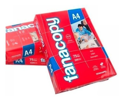 Resma Hojas Papel Fanacopy A4 210x297mm 75g 500 Hojas Febo