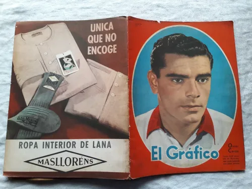 Revista El Grafico N° 1297 Año 1944 Oscar Corzo Huracan (Usado)