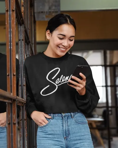 Selena cropped hoodie hotsell