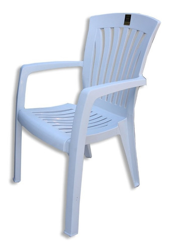 Sillon Mascardi Kansas Blanco Reforzado Con Apoya Brazo