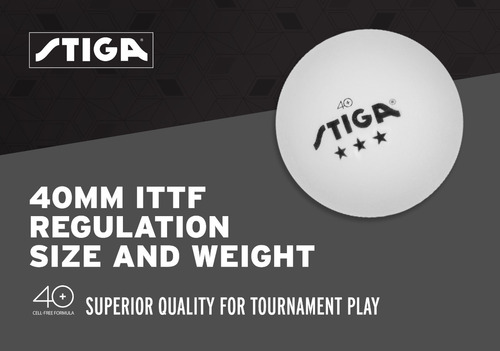 Kit De 6 Pelotas De Tenis De Mesa Stiga