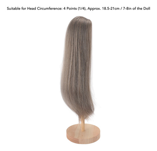 Peluca De Pelo De Muñeca 1/4 Para Seda Suave De Alta Tempera