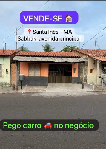 Vendo Casa Na Evaristo Da Veiga Bairro Sabbak Santa Inês.