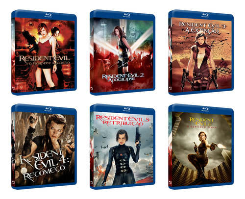 Resident Evil - Todos Os Filmes Em Blu-ray 1080p