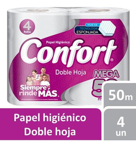 Papel Higenico Confort 50m