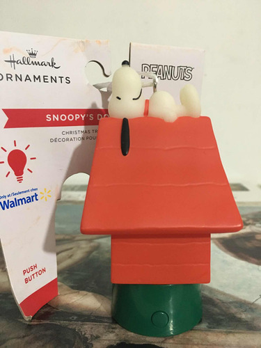 Ornamento Snoopy Hallmark De 11cm Original Con Luz