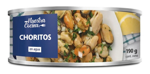 Choritos Nuestra Cocina En Agua Lata 190 G