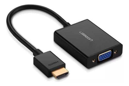 Adaptador Convertidor Hdmi A Vga Ugreen Audiojack 3.5mm 60hz