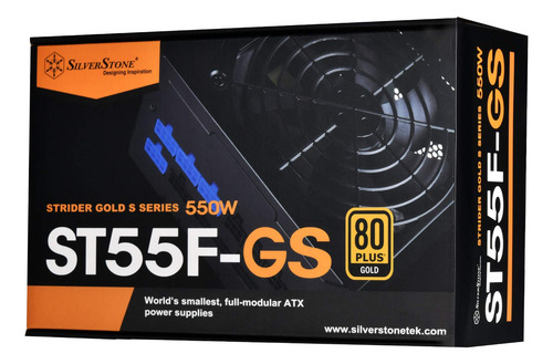 Fonte De Alimentação Silverstone Technology 550w 80 Plus Gol