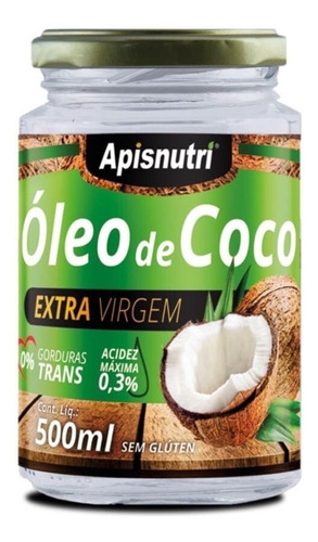 Óleo De Coco Extra Virgem 500ml