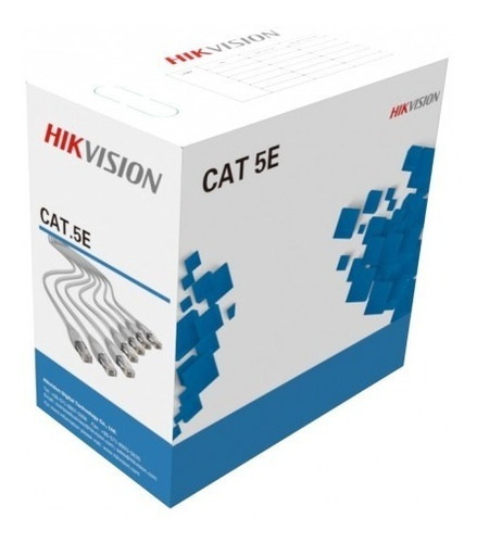 Cable Utp Cat 5e Interior Hikvision 100% Cobre