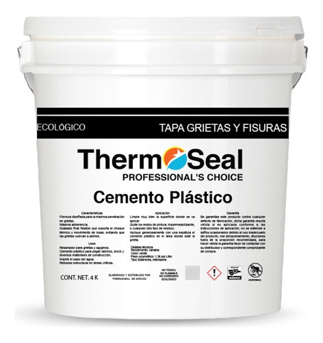  Cemento Plástico - Thermoseal 4 K 