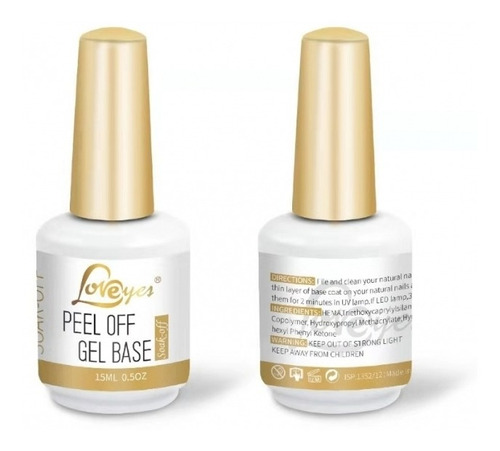 Esmalte Peel Off Gel Base 15ml