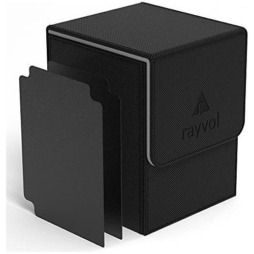 Protector Cartas Rayvol Premium 100+ Card Deck Box Con 2 Div