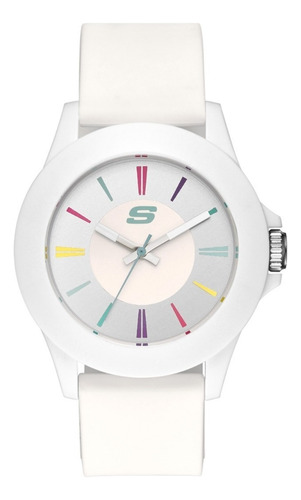 Reloj Dama Skechers Rosencrans Mid Sr6080 Color Blanco