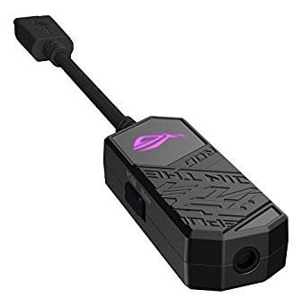 Dac Asus Rog Clavis Usb-c Gaming Ess 9281 Quad Amplificador