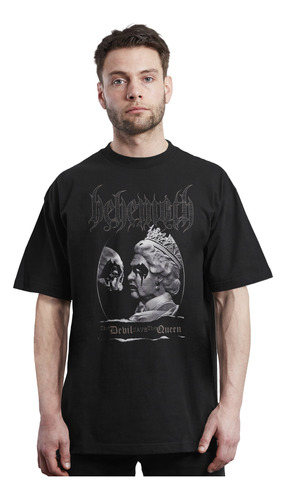 Behemoth - The Devil Save The Queen - Black Metal - Polera