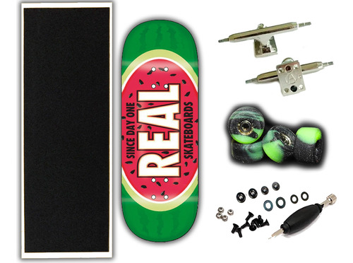 Fingerboard Completa Real Con Ruedas De Uretano