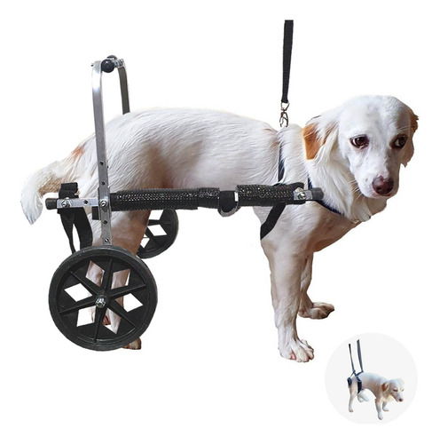 Cadeira De Rodas Cachorro Pequeno/médio Porte De 3,5 A 7kg