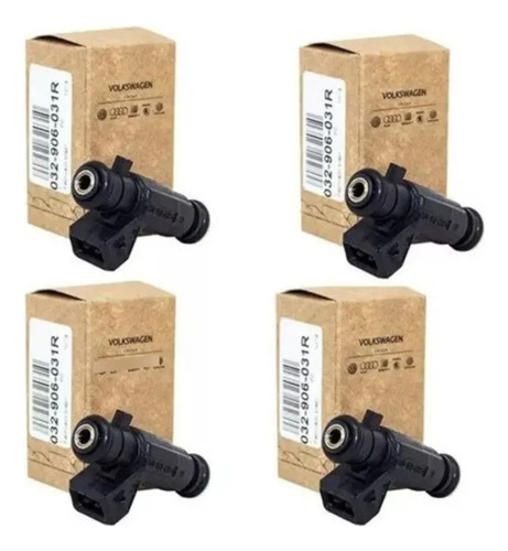 04 Bicos Injetores Vw Voyage Saveiro G5 G6 1.6 Flex 08 A 15