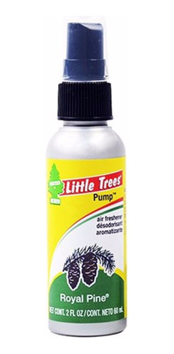 Botella Ambientador Auto Desodorante Pump Little Tree Pino