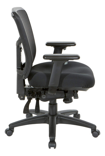 Asiento De Respaldo Alto Office Star Progrid Con Brazos