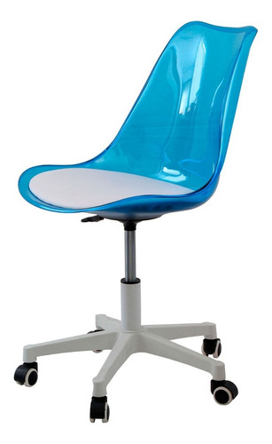 Silla de escritorio Bossa Hug 122026 ergonómica  celeste