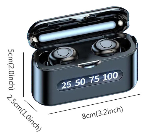 Auriculares Inalámbricos Bluetooth 5.2 Intrauriculares Binau
