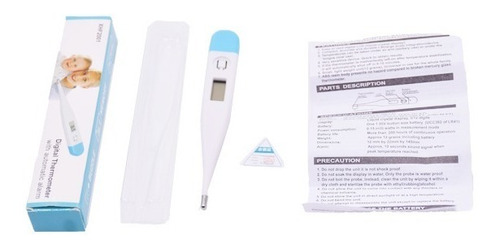 Imagen 4 de 4 de Termometro Digital Para Bebe Niños Con Estuche Con Pila
