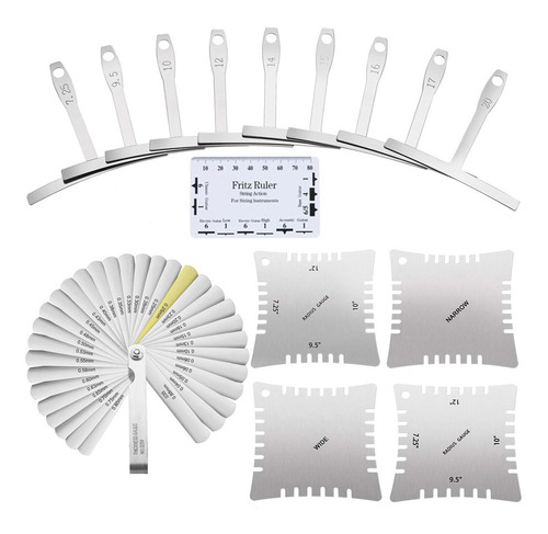 Radian Ruler Tool - Medidor De Palpador Para Guitarra