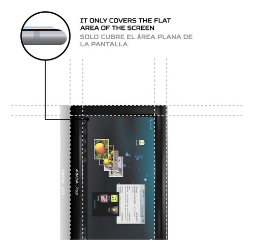 Protector Pantalla Antishock Para Tablet Archos Arnova 7 G3
