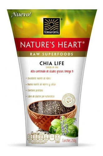 Chia Nature´s Heart Life Natural 250 Gr