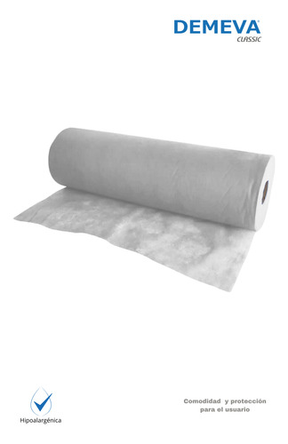 Sábana Desechable Spa Tatuaje Consultorio Demeva 80cm X 100m Blanco Liso