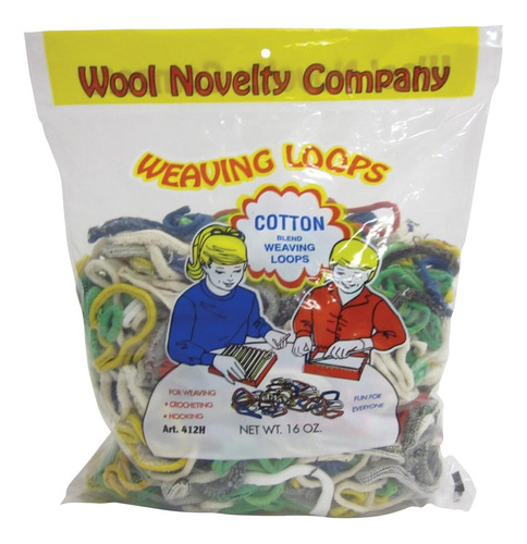 Wool Novelty Cotton Weaving Loops, 16-ounce