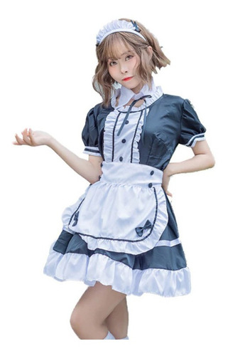 Maid Lolita Cosplay Chica Meido Sexy Vestido Disfraz Anime