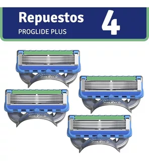Repuesto Gillette Fusion5 Proglide 4 Unidades Originales!!