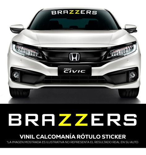 Vinil Brazzers 80x8 Cm Calcomania Sticker Rotulo Viniles