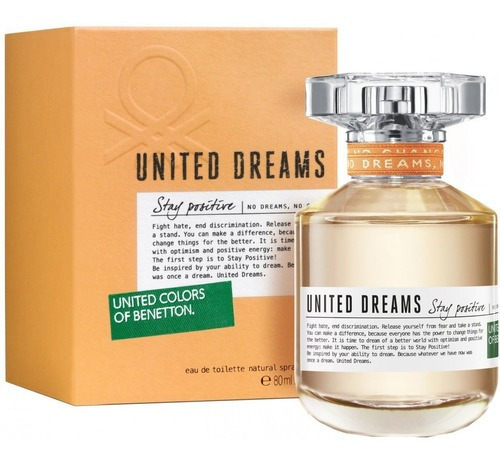 United Dreams Stay Positive Benetton 80 Ml Dama