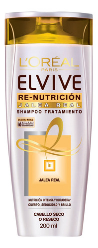 Shampoo Re-nutrición Elvive L´oréal Paris 200 Ml