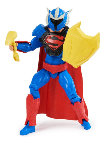 Muñeco Superman Hombre De Acero Con 9 Accesorios Dc Series