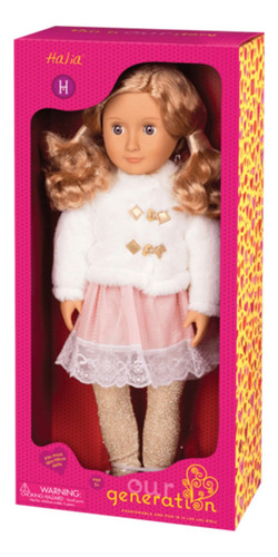 Our Generation Muñeca Con Chaqueta De Piel Halia Pr